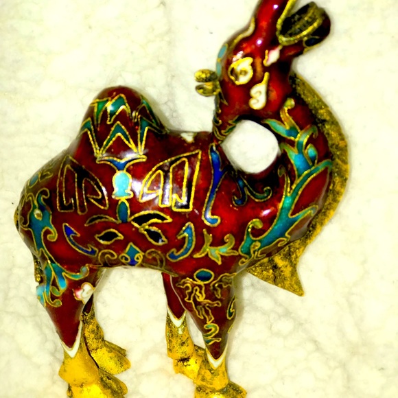 Cloisonné Camel Figurine